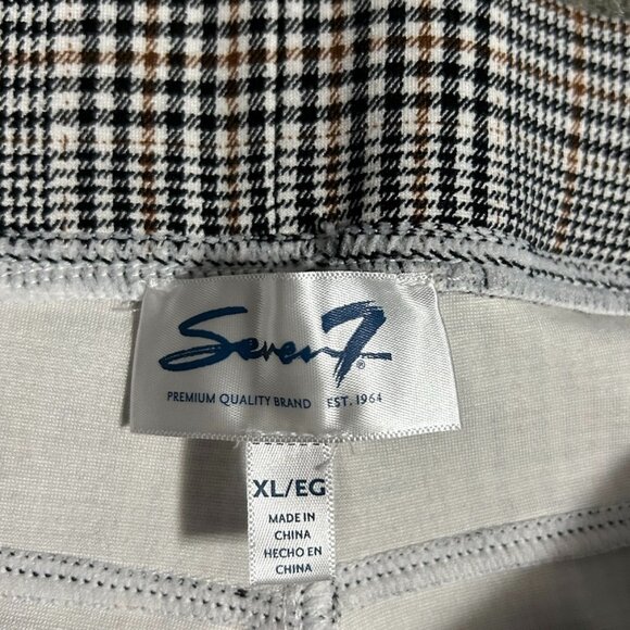 Seven7 Plaid Pull-on Ponte Leggings/Pants Skinny Leg Women's Size XL - Picture 7 of 8